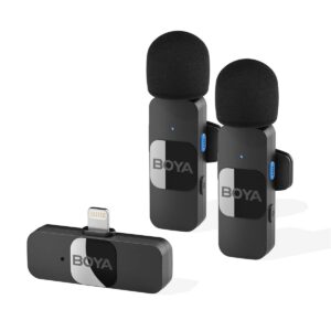 BOYA BY-V2 Iphone Ultracompact 2.4GHz Dual Wireless Mic