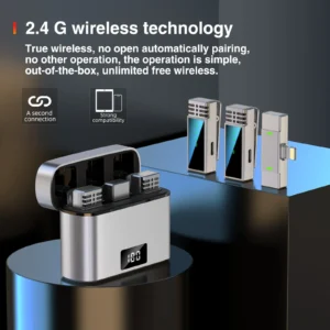 Jmary Mw-15 2.4g Dual Wireless Microphone For Mobile (lightning)