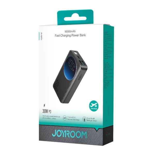 JOYROOM PBF01 10000mAh 30W Power Bank -Black - Image 3