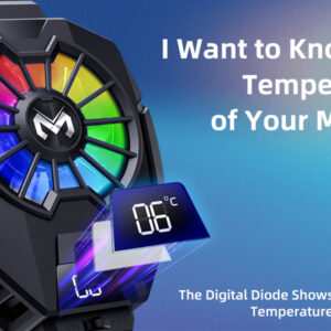 Memo DL05 Mobile Cooling Fan with Real Time Temperature Display