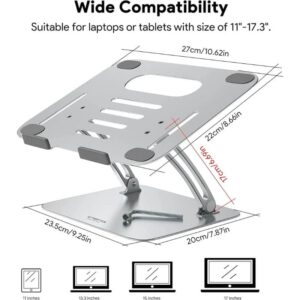 J21 Aluminum Alloy Laptop Stand – Multi-Angle Adjustable