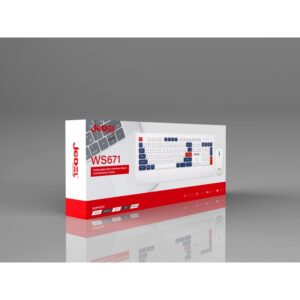 JEDEL WS671 Wireless Keyboard and Mouse Combo