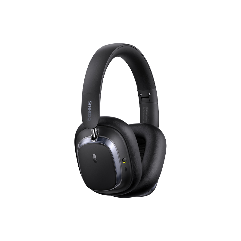 Baseus Bowie H1s Noise-Cancellation Wireless Headphones Cluster Black - Image 3